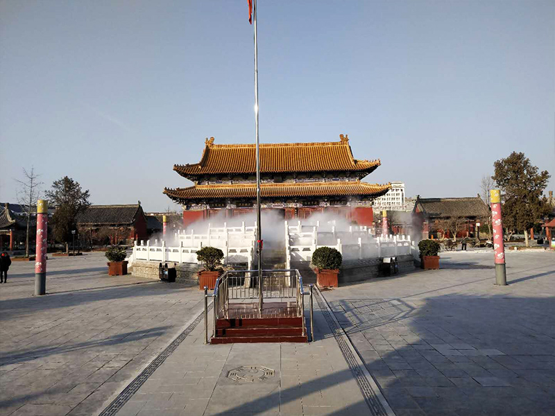 河南周口·太清宫开启【景观喷雾装置】(图1)